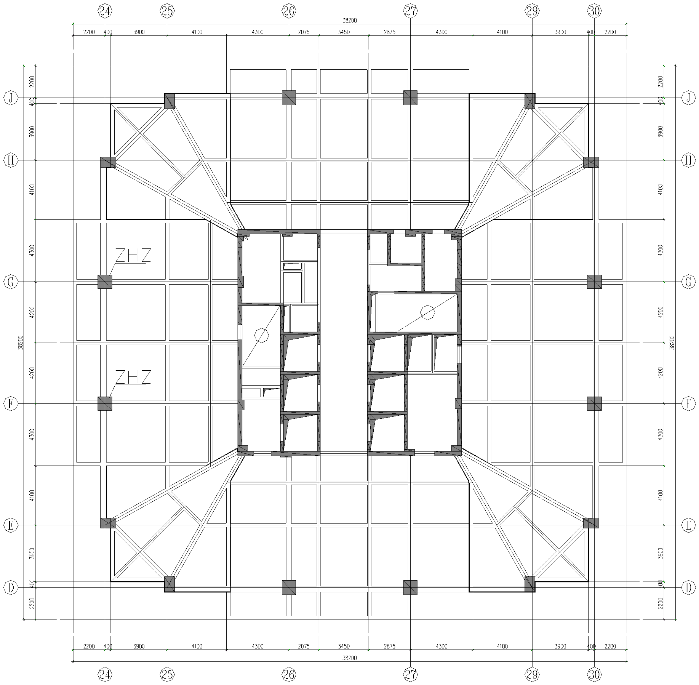 （2011年）濟(jì)南黃金時(shí)代，柱混凝土置換