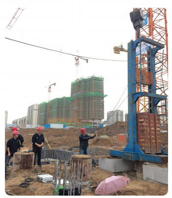 濟(jì)南鑫苑世家樁基工程高應(yīng)變檢測