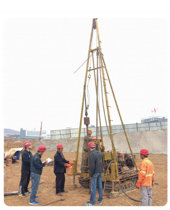 濟(jì)南神武安置房項(xiàng)目強(qiáng)夯地基圓錐動力觸探試驗(yàn)